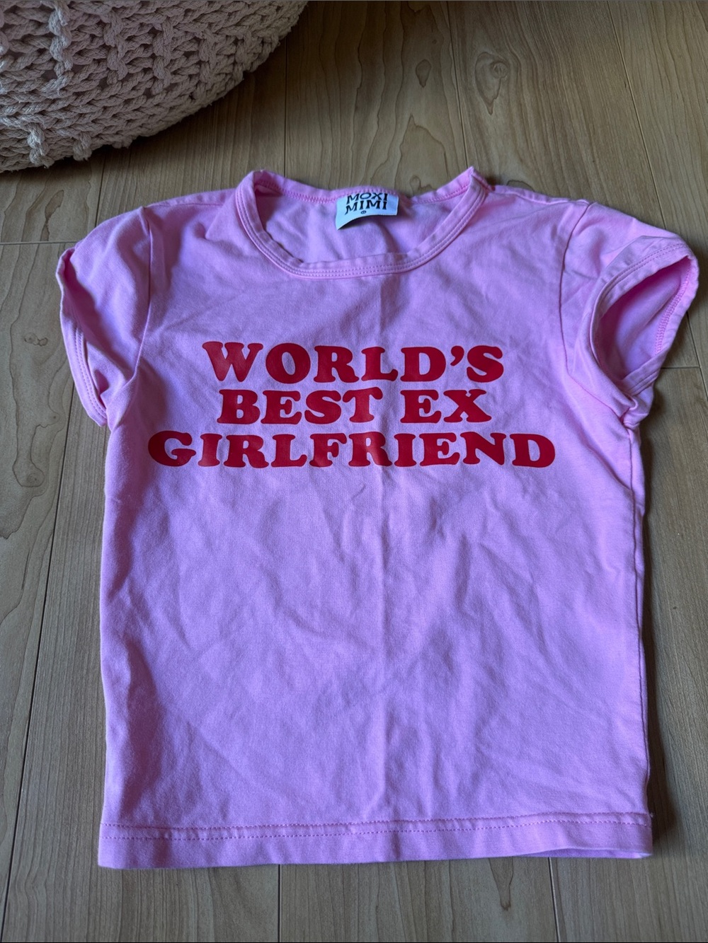 Pink 'World's Best Ex Girlfriend' Graphic Tee